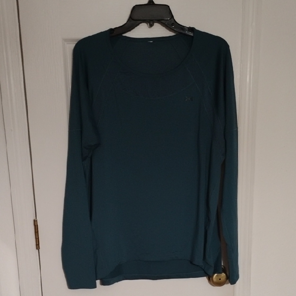 Under Armour Women's Teal Long Sleeve Shirt XL